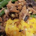 eauasa's cooksnap of when they made ぶりの照り焼きリメイク＊ぶり玉子丼.