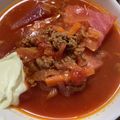 おなかすきすき's cooksnap of when they made ビーツから作るボルシチ.