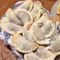milsalud's cooksnap of when they made 餃子の皮でサツマイモパイ.
