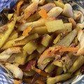 snow012's cooksnap of when they made さつまいもとちくわのごま塩きんぴら☆.