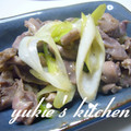 yukiはぴ's cooksnap of when they made 砂肝とネギの山椒マヨ炒め♡.