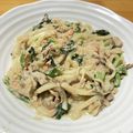 クック0G1VIP☆'s cooksnap of when they made 秋鮭とキノコの豆乳クリームうどん.