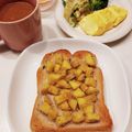まんまるまうちゃん's cooksnap of when they made ＊コロコロさつま芋とすりゴマトースト＊.