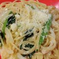 sei460407's cooksnap of when they made ツナとほうれん草のクリームパスタ.