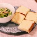 クックHG9V8Y☆'s cooksnap of when they made メロンパンのサクサクを食パンでアレンジ.