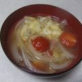 きらり流れ星's cooksnap of when they made シーチキンとトマトの具沢山チーズおみそ汁.