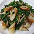 ももだんご☆'s cooksnap of when they made ♣ほうれん草とちくわの炒めもの♣２通り.
