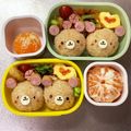 Chaaa_room's cooksnap of when they made くまさん弁当★簡単キャラ弁.