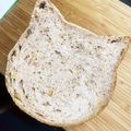 miwch's cooksnap of when they made 全粒粉＆胡桃のオリーブオイル角食(一斤).