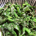 夕飯は６時です's cooksnap of when they made ぱぱっと！ほうれん草の胡麻和え.