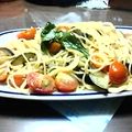 ぷうちゅ's cooksnap of when they made トマトとナスとバジルの夏パスタ.