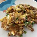 リラシャン's cooksnap of when they made 独り呑みW納豆卵炒め？スクランブルエッグ.