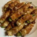 chichibow's cooksnap of when they made 甘辛タレで簡単◇オクラとチーズの豚肉巻き.