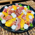 料理男子部's cooksnap of when they made 柿と生ハムのサラダ.