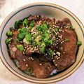 ばっさり's cooksnap of when they made 牛たん丼.