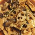 クックOBSDVC☆'s cooksnap of when they made ナスと蓮根と鶏肉の甘酢炒め.