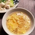 トモ２'s cooksnap of when they made 豆腐と卵の中華スープ.