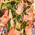 クック112A2B☆'s cooksnap of when they made 水菜大量消費♡ベーコンのにんにく醤油炒め.