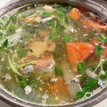 まあるあまる's cooksnap of when they made 妊娠、授乳に！さば缶と豆苗の押し麦スープ.