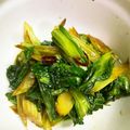 ×ハチ×'s cooksnap of when they made セロリだけの炒め物.