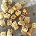Yokchina's cooksnap of when they made レンジでクルトン！.