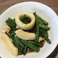 Yokchina's cooksnap of when they made インゲン豆とイカのオイスターソース炒め.