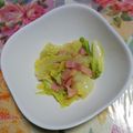 くネコまろす's cooksnap of when they made 白菜とベーコンのマヨポン炒め.