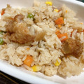 ぴいこたん's cooksnap of when they made 唐揚げ炊き込みご飯簡単めんつゆ2合炊飯器.