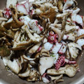 あんこだよ。's cooksnap of when they made タコと舞茸のガーリック炒め.