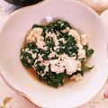 ♡Fu♡'s cooksnap of when they made 5分で完成♪レンジで春菊の白和え.