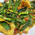 1065386's cooksnap of when they made あと1品に☆焼き鳥缶でお手軽ニラ玉.