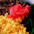 ☆とん吉☆'s cooksnap of when they made レンジで簡単☆三色どんぶり.