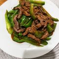 ちる村's cooksnap of when they made 青椒肉絲.