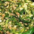抹茶MILK's cooksnap of when they made 簡単！激ウマ！ピーマン卵ツナごま味噌炒め.