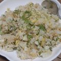 まーく71's cooksnap of when they made 焦がしねぎと卵のシンプルチャーハン.