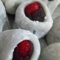 happykote's cooksnap of when they made 苺大福☆苺姫 （ぎゅうひ生地）.