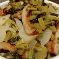 ひっこ's cooksnap of when they made ほっこり。大根葉とさつま揚げの炒め煮.