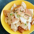 マルんちの丸顔's cooksnap of when they made 大根とツナのポン酢炒め.