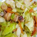 パピヨンさん's cooksnap of when they made イカとキャベツのカツオ炒め.