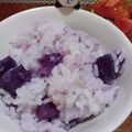 ひっこ's cooksnap of when they made 紫いものご飯♡いも最高！.