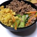 ☆ayami☆26's cooksnap of when they made 彩りバッチリ☆三色そぼろ丼.