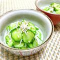 サンディサンディ's cooksnap of when they made きゅうりとじゃこの酢の物.