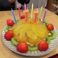 ひとひー's cooksnap of when they made ★子供も喜ぶ★簡単★ゼリーケーキ★.