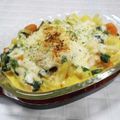 ＠迷子＠'s cooksnap of when they made ほうれん草とかぼちゃのマカロニグラタン.