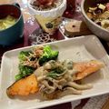 青空にうかぶくも's cooksnap of when they made 鮭のムニエル♡アンズダケ（ジロール茸）.