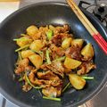 yuri28☆'s cooksnap of when they made コク旨⭐かぶ・豚肉オイスターソース炒め♪.