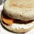 まぶたん's cooksnap of when they made 柿とシナモンのイングリッシュマフィン.