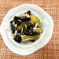 emiiem's cooksnap of when they made さっぱり！青梗菜とワカメの酢の物.