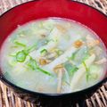 料理男子部🍻's cooksnap of when they made なめこと玉ねぎの味噌汁♪.