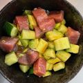 KAORU4649's cooksnap of when they made 簡単混ぜて乗せるだけ！美味しい✨ポキ丼✨.